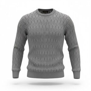 Piombo Cable Knit Wool Blend Sweater Men's S NWT